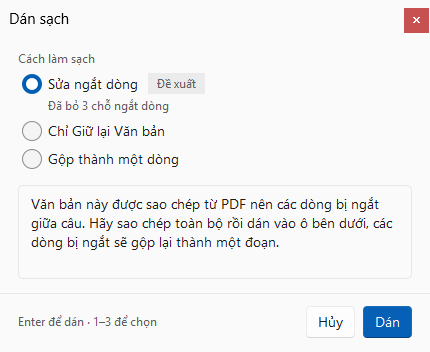 Cửa sổ chính của PasteFit